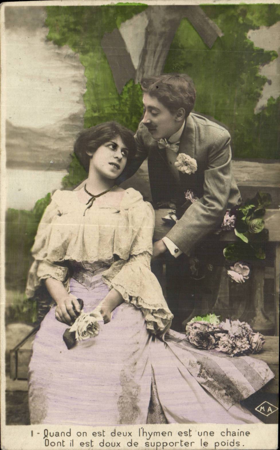 CPA Fantaisie Femme