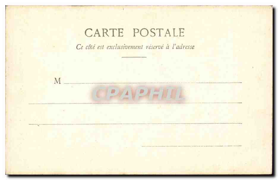 Paris CPA Eglise Saint Jean Baptiste de Belleville — Rückseite