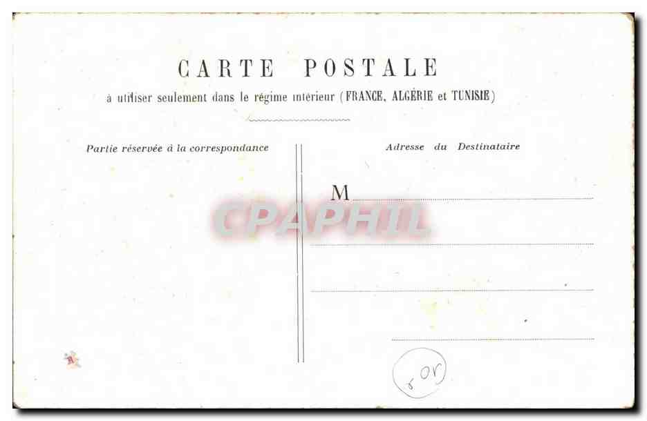 Paris CPA Gare de l'Est — Rückseite