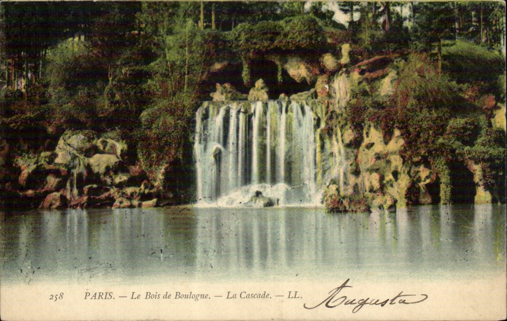 CPA Paris Bois de Boulogne La cascade