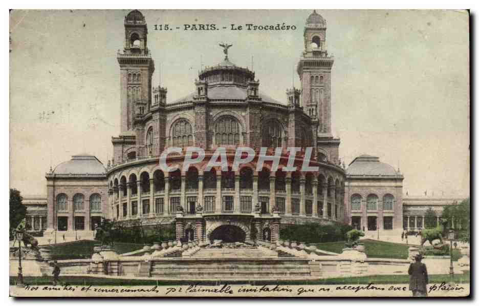 CPA Paris Le Trocadero