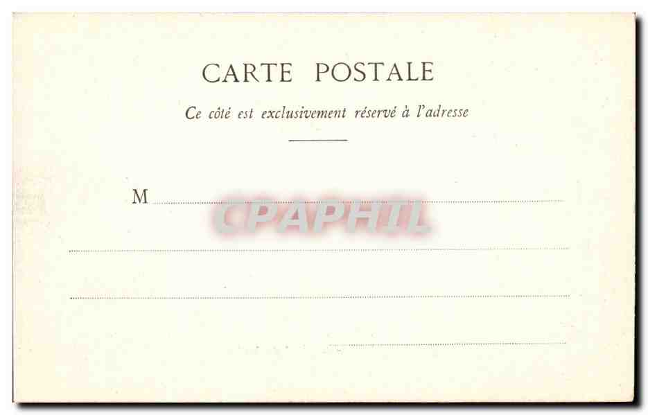 CPA Paris L'hotel de ville — Rückseite