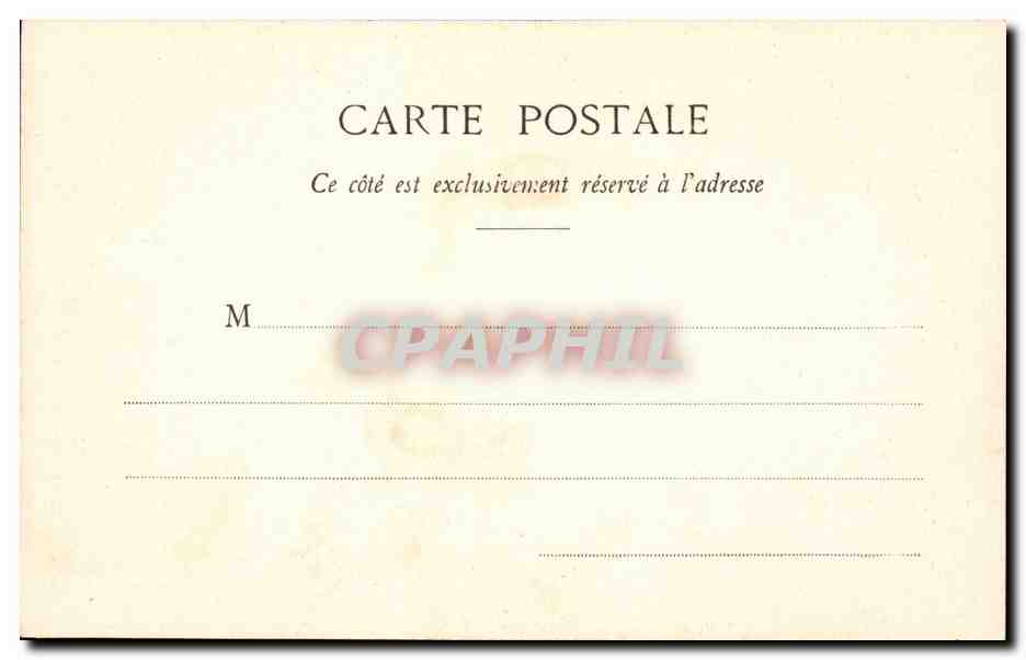 CPA Paris Le conseil d'etat — Verso