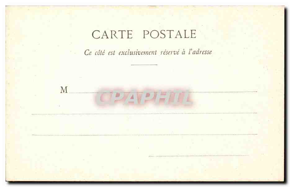 CPA Paris Le musee Galliera — Rückseite
