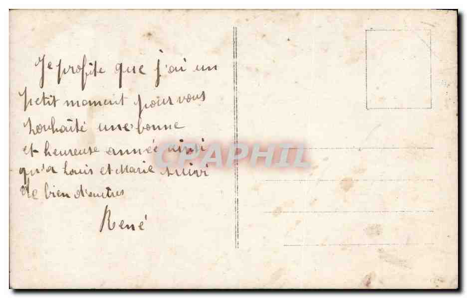 Couple avec roses — Bonne Année — Éditeur E.U.P. n°118 — Reverso