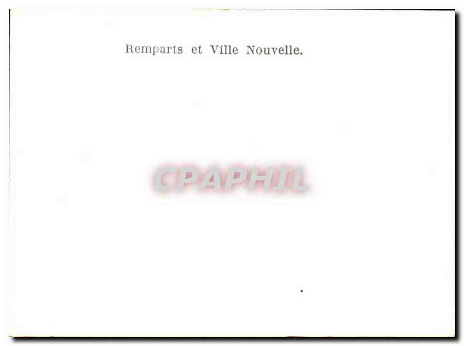 Maroc CPSM Taza Remparts et ville nouvelle — Rückseite