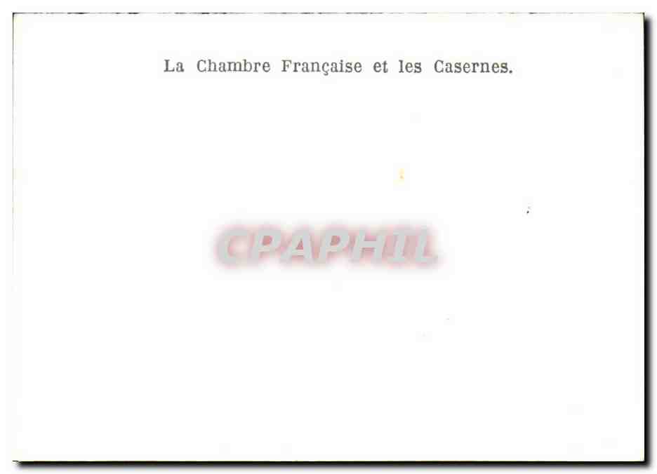 Maroc CPSM Taza La chambre de commerce et les casernes — Rückseite