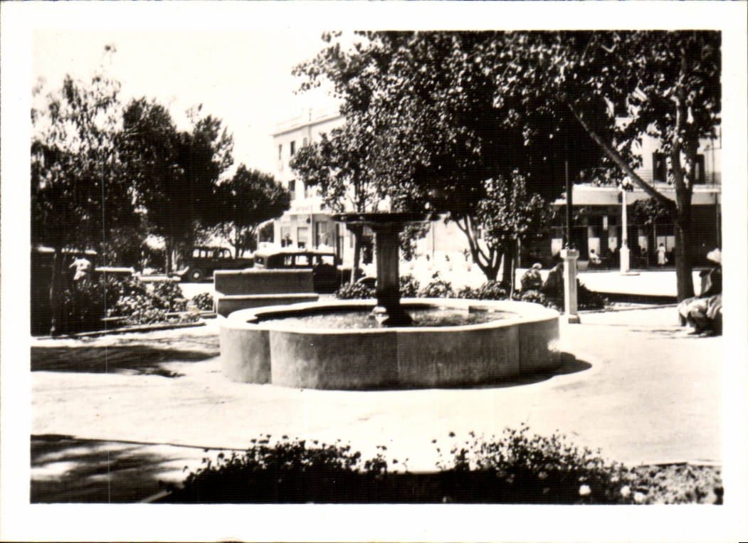 Maroc CPSM Taza Fontaine de la place