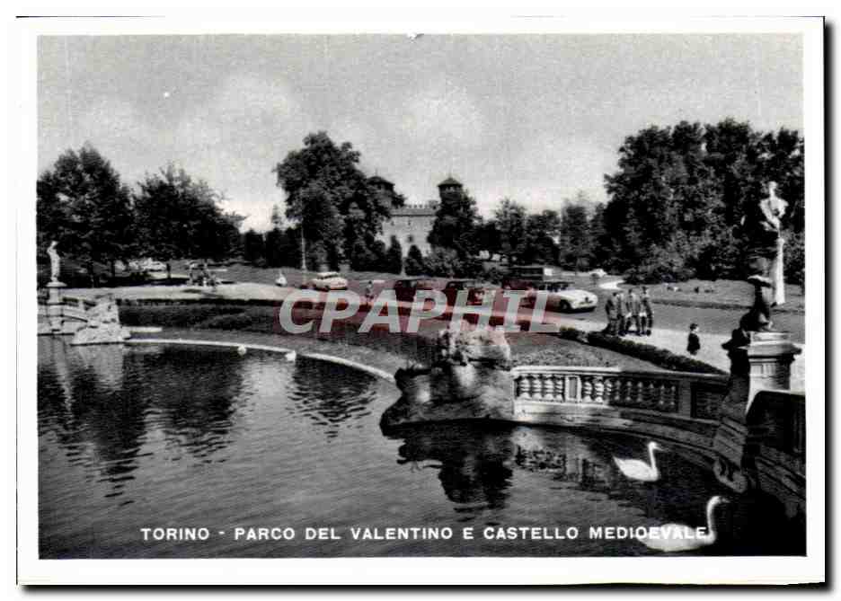 Italia italie Torino Parco del Valentino e Castello Mediovale
