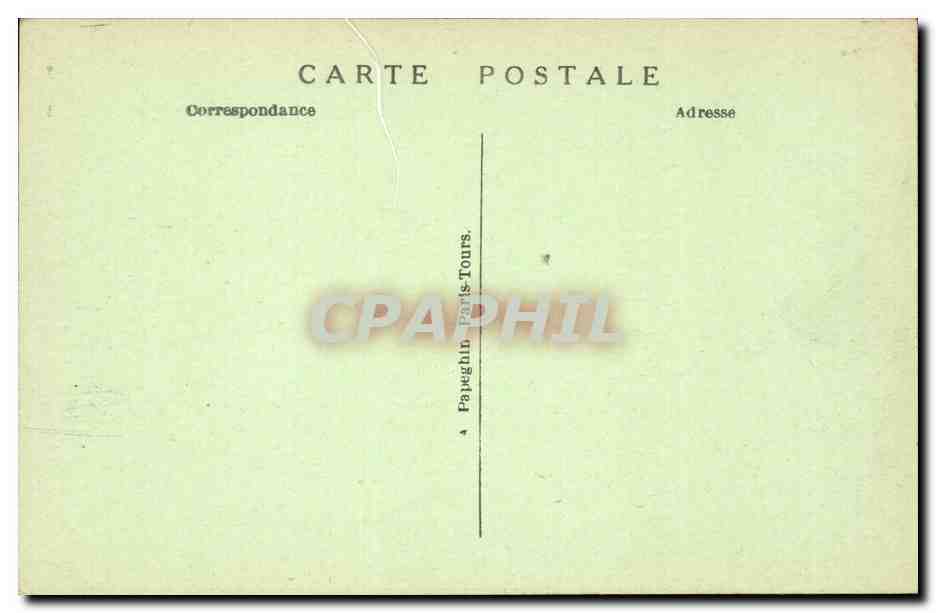 Paris CPA L' hotel de ville — Rückseite