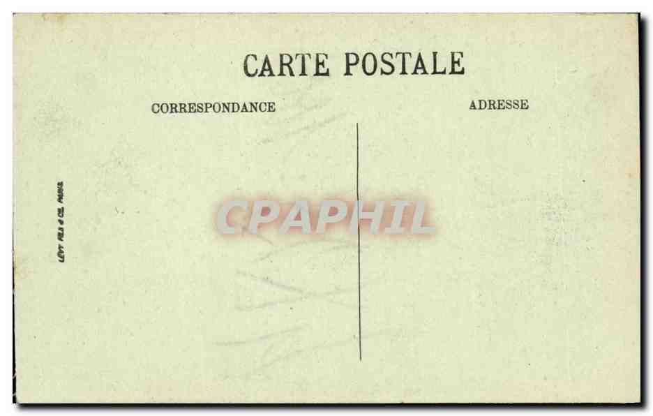 Paris CPA Eglise Saint Paul — Verso
