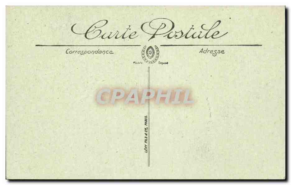 Paris CPA Eglise Saint Gervais  — Rückseite