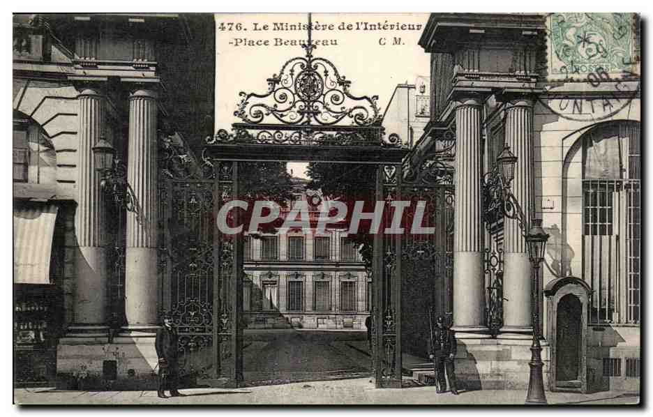 Paris CPA Ministere de l'interieur Place Beauvau
