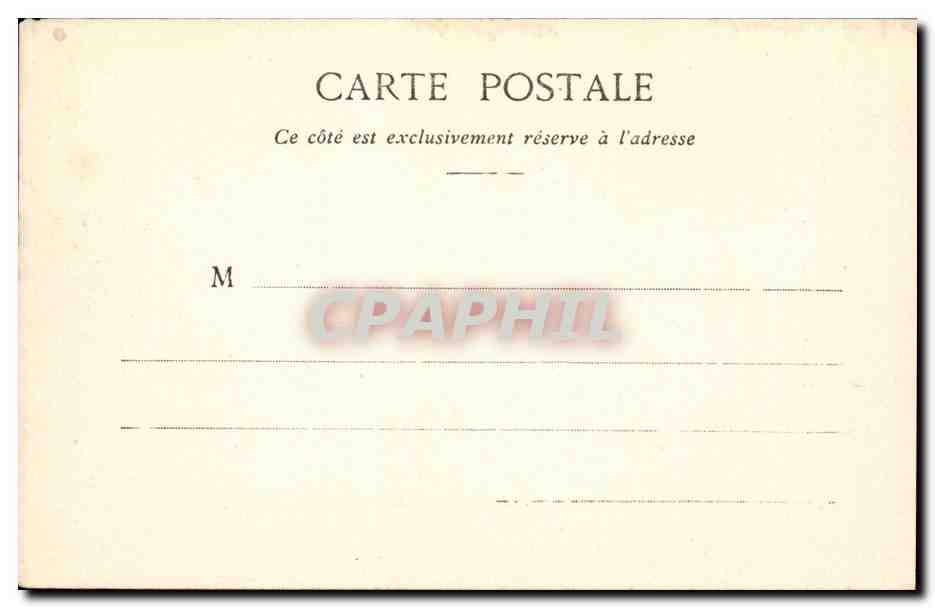 Paris CPA Place de la Concorde — Verso