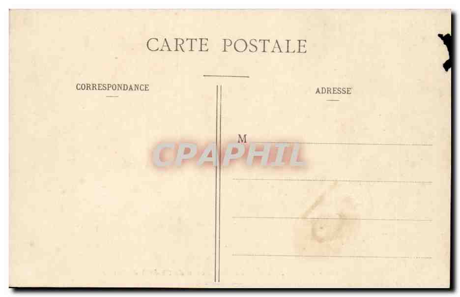 Paris CPA Salle des fetes de l'hotel de ville — Verso