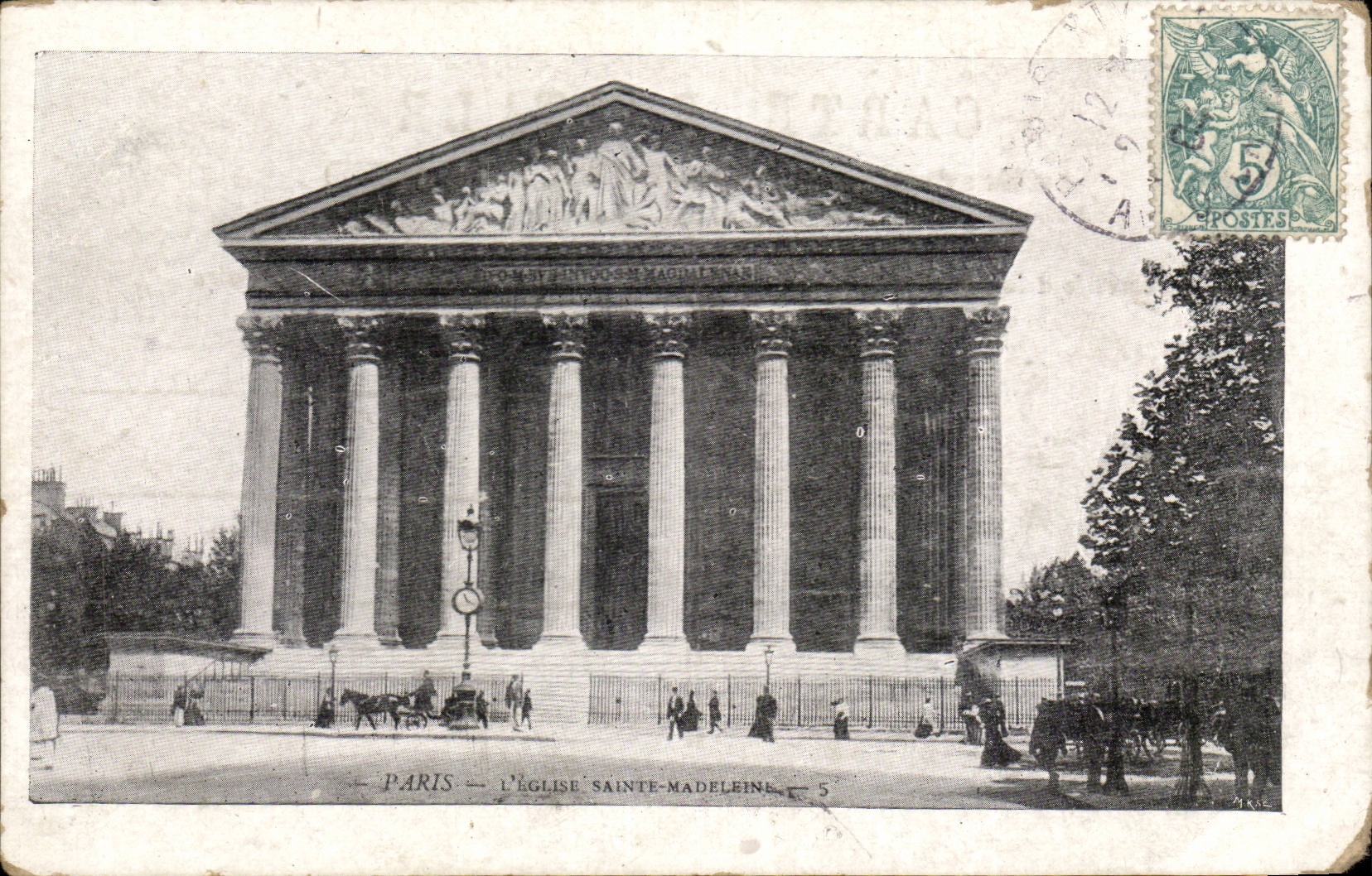 Paris CPA Eglise de la madeleine