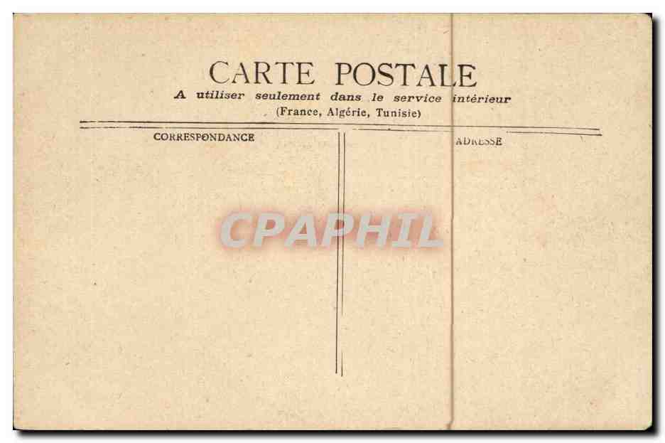 Paris CPA Le pantheon — Rückseite
