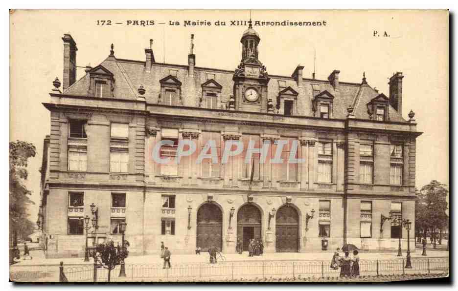 Paris CPA La marie du 13eme