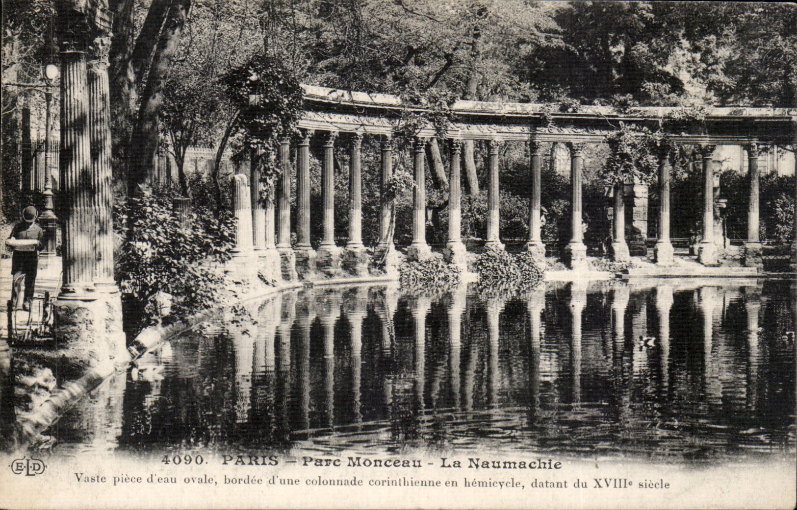 Paris CPA Parc Monceau La Naumachie