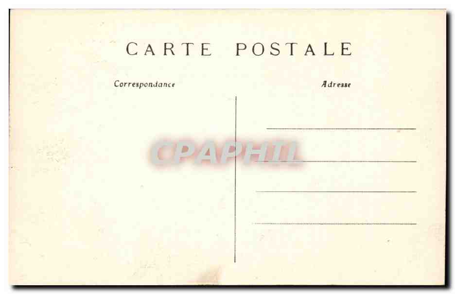 Paris CPA Le theatre de la Comedie Francaise — Verso