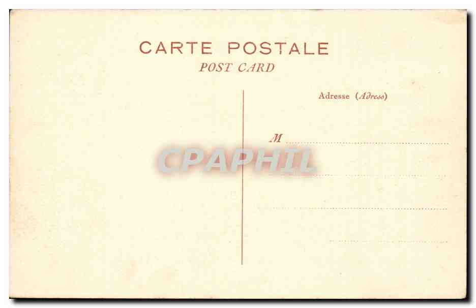 Paris CPA Hotel Claridge Avenue des Champs Elysees — Rückseite