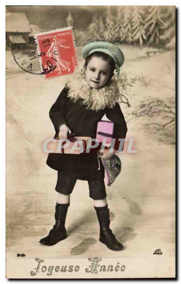 CPA Fantaisie enfant Joyeuse Annee