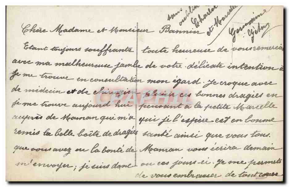 CPA Fantaisie Enfant Bebe — Rückseite