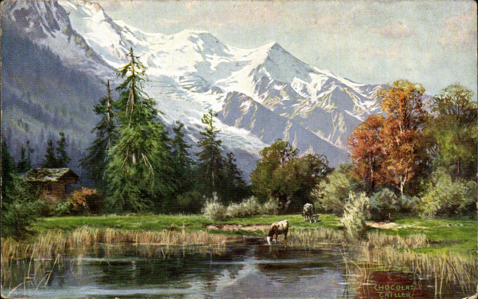 CPA Fantaisie paysage
