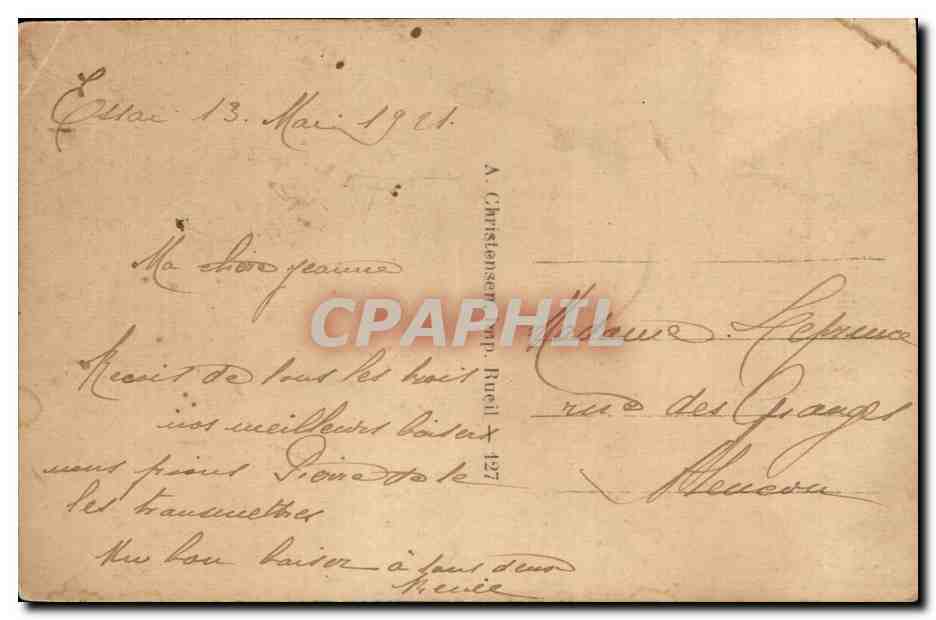 CPA Fantaisie Enfant  — Verso