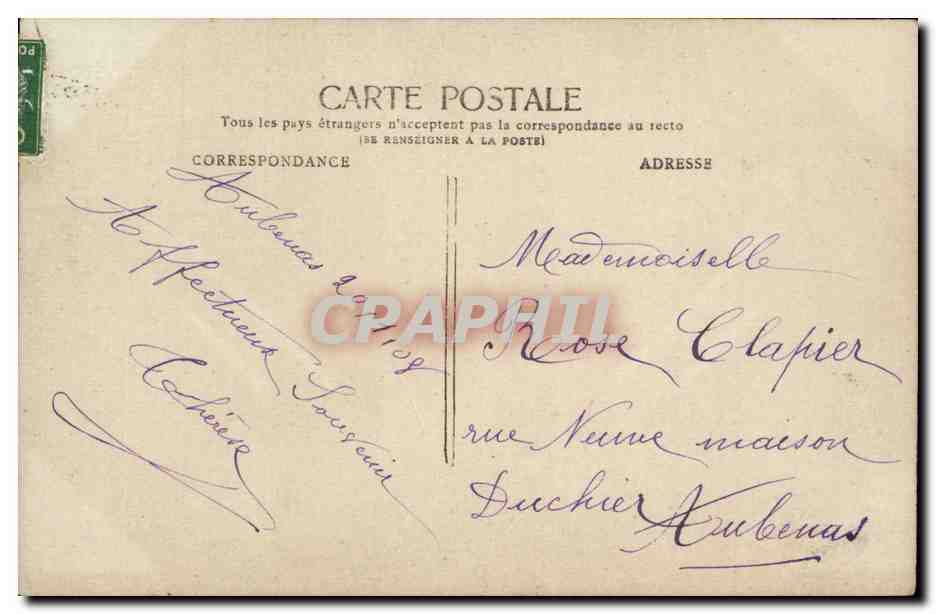 CPA Fantaisie Enfant  — Verso