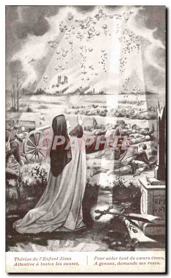 CPA Fantaisie Femme Therese de l'enfant Jesus 