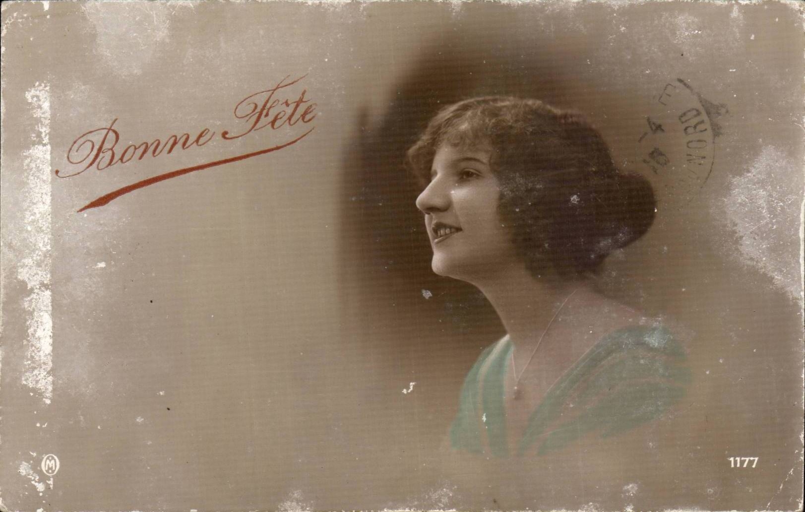 CPA Fantaisie Femme Bonne fete
