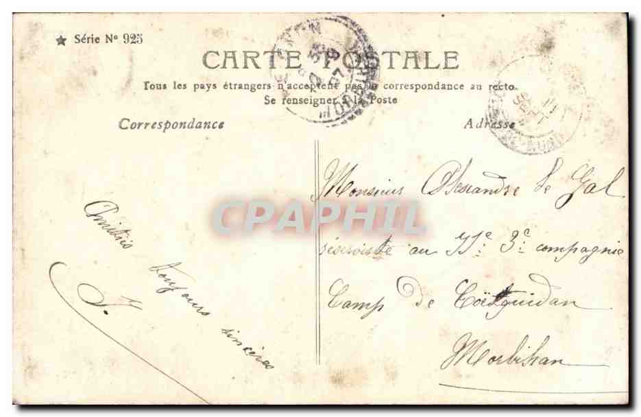 CPA Fantaisie Enfant Colombes — Rückseite