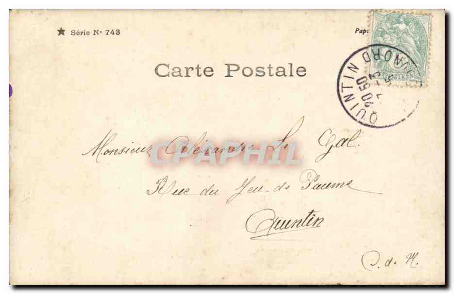 CPA Fantaisie Enfant  — Rückseite