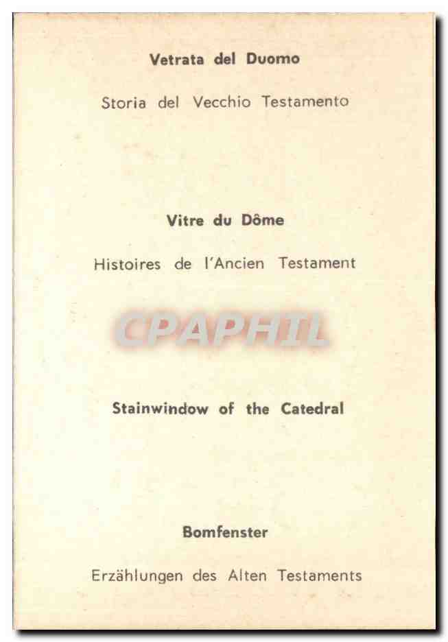 Italie italia CPSM Milano — Rückseite