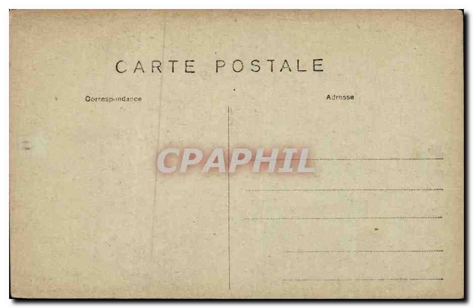 Paris CPA Une pensee de Paris  — Verso