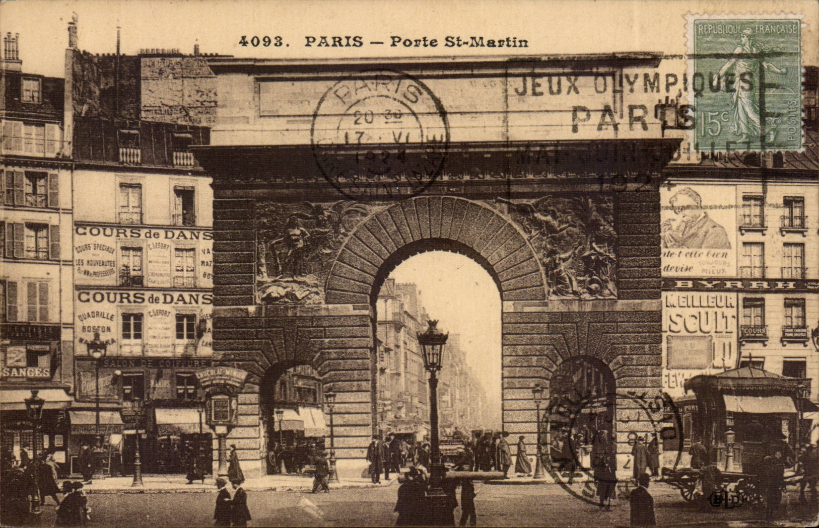 Paris CPA Porte ST martin