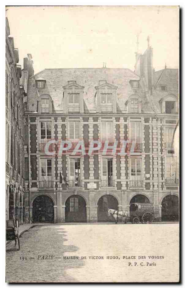 Paris CPA Maison de Victor Hugo Place des Vosges