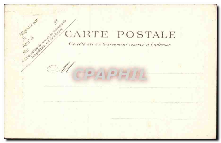 Paris CPA Maison de Victor Hugo Place des Vosges — Rückseite