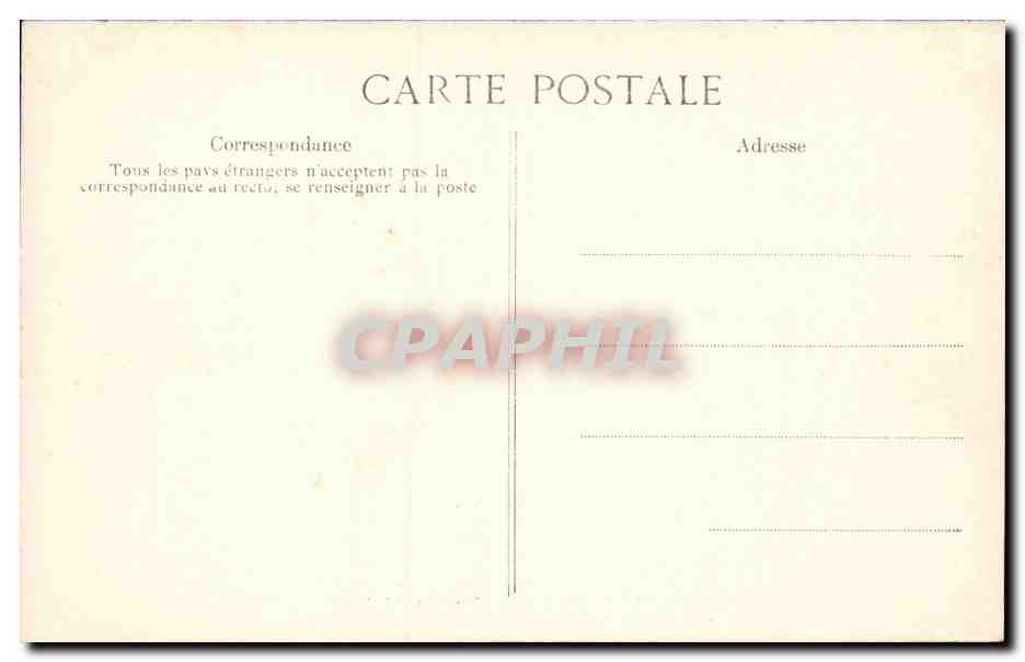Paris CPA La Madeleine — Verso