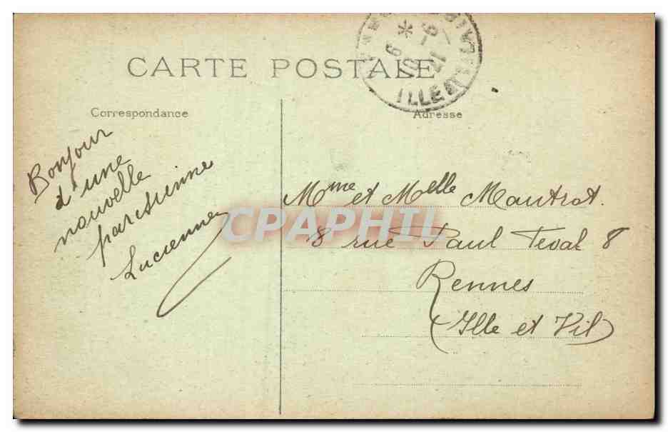 Paris CPA Gare de Lyon — Verso