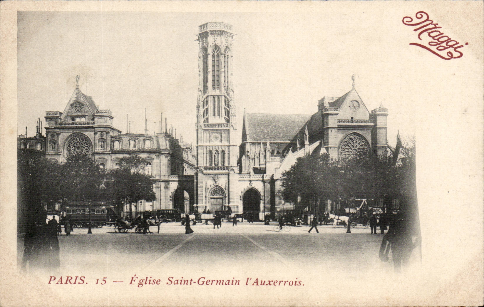 Paris CPA Eglise Saint Germain l'auxerrois