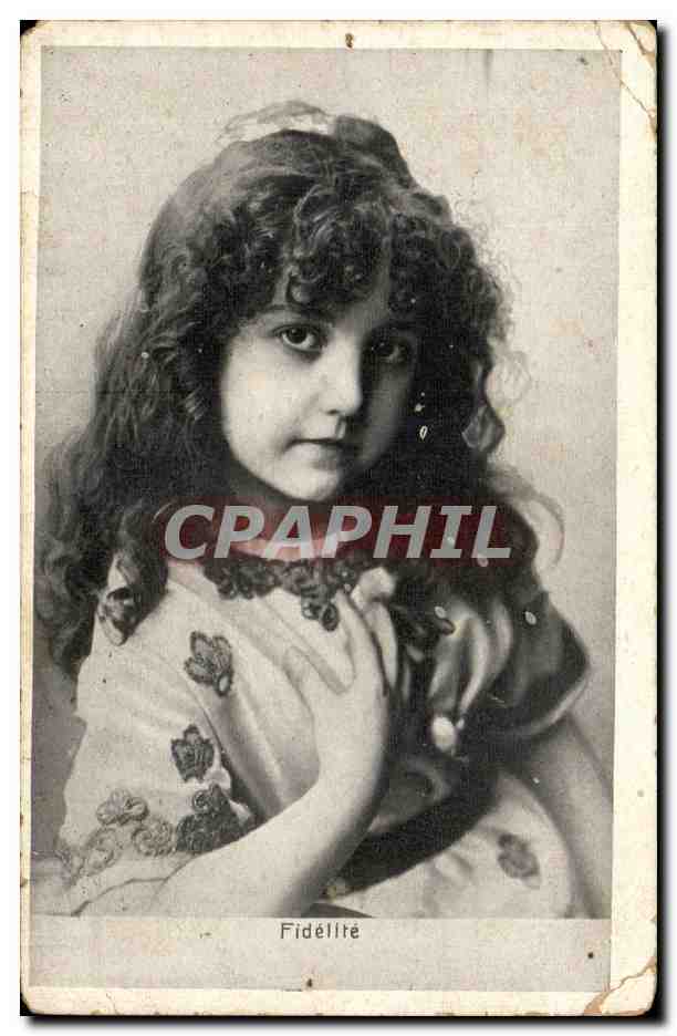CPA Fantaisie Enfant Fidelite