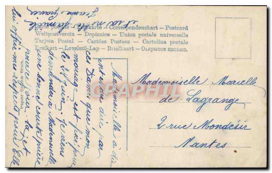 CPA Fantaisie Enfant  — Verso