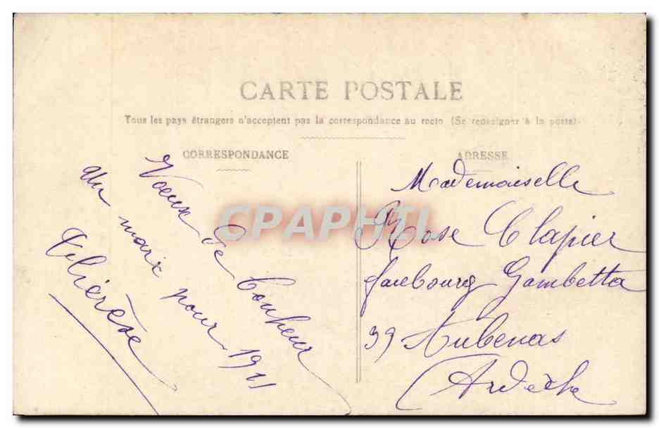 CPA Fantaisie Enfants Meilleurs voeux — Rückseite