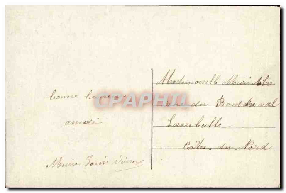CPA Fantaisie Enfants — Verso