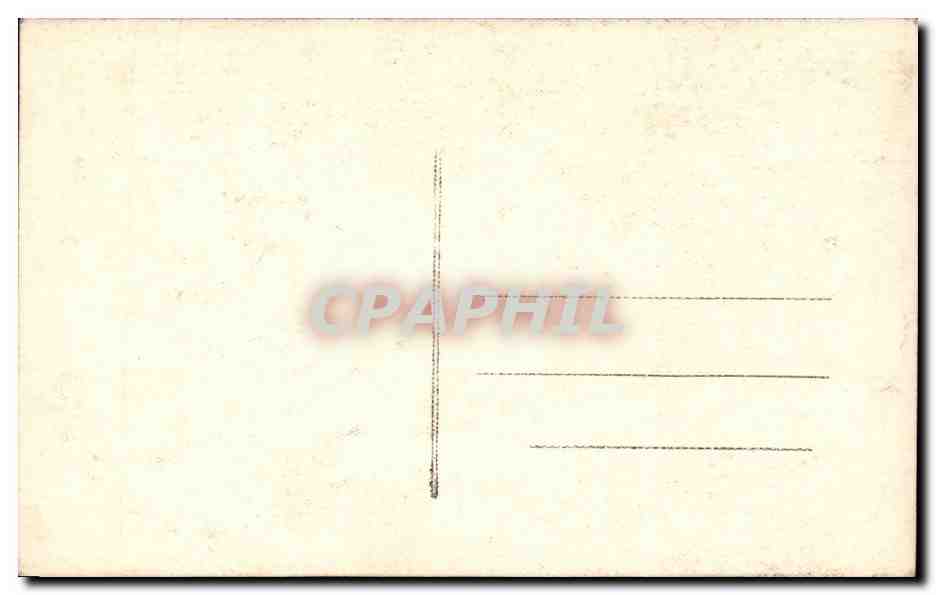 CPA Fantaisie Fer a cheval — Rückseite
