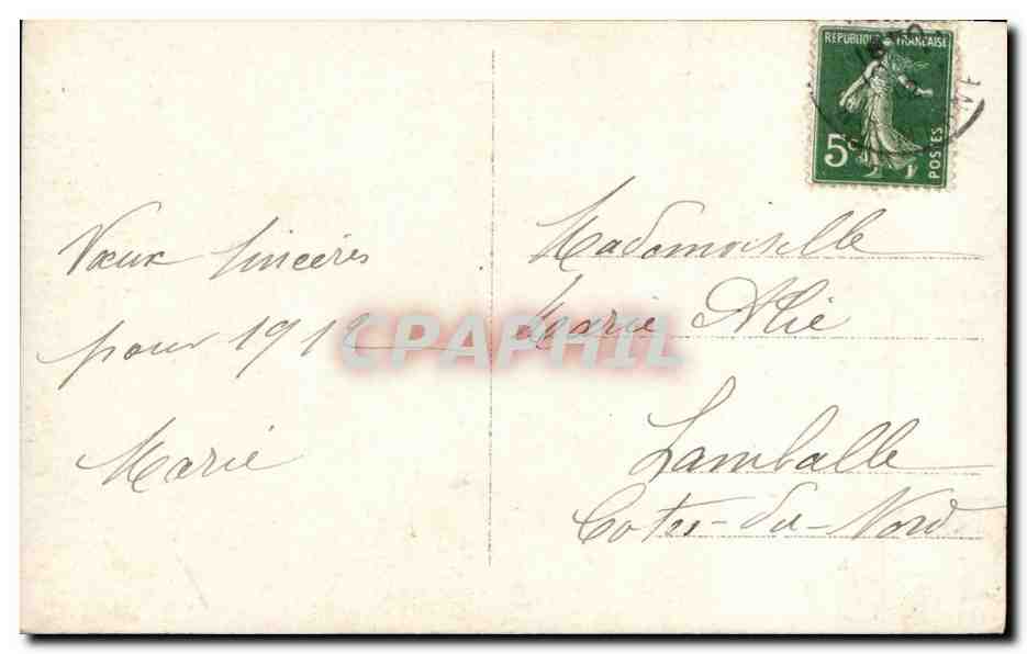 CPA Fantaisie Enfant — Verso