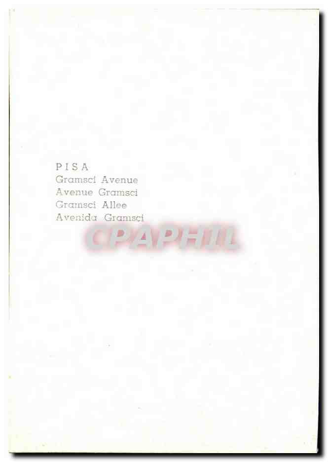 CPSM Italie Italia Pisa Viale Gramsci — Rückseite