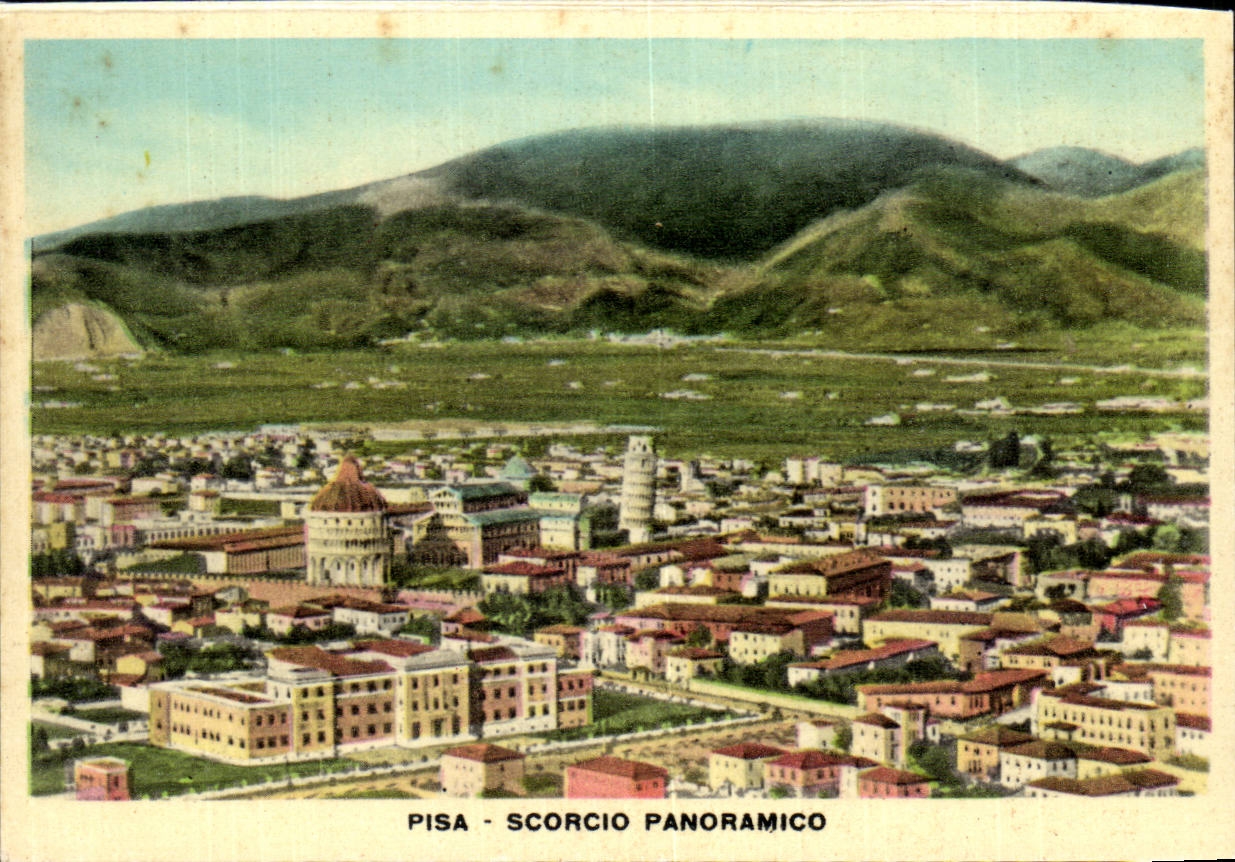 CPSM Italie Italia Pisa Scorcio Panoramico